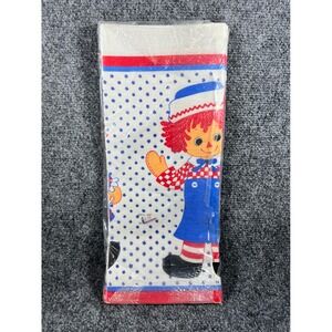 Vintage 1974 Raggedy Ann‎ and Andy Table Cover Ambassador Hallmark 60x102 NIP